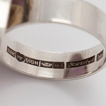 A silver ring with amethyst, Kaunis Koru, Helsinki 1961.