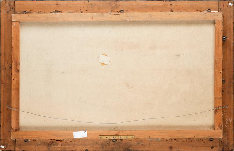 OKÄND KONSTNÄR, olja på duk. Sign A Philip o dat 35.