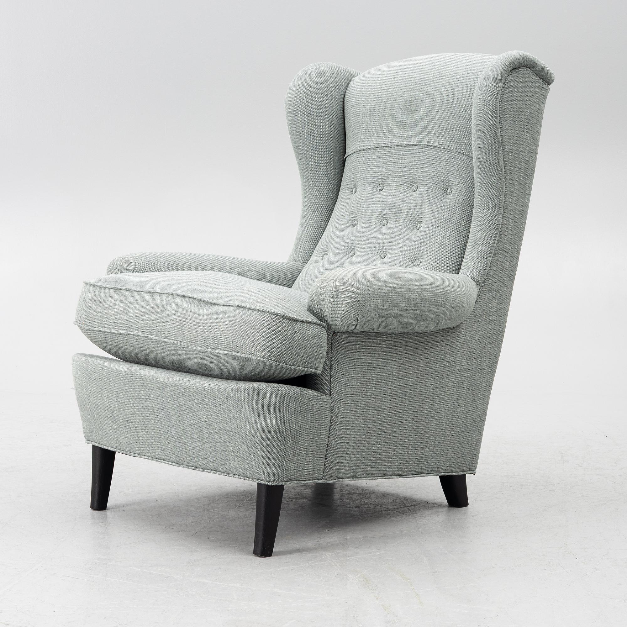 Carl Malmsten, Fåtölj, ”Häggbom”, O.H.Sjögren, Tranås, 2022.