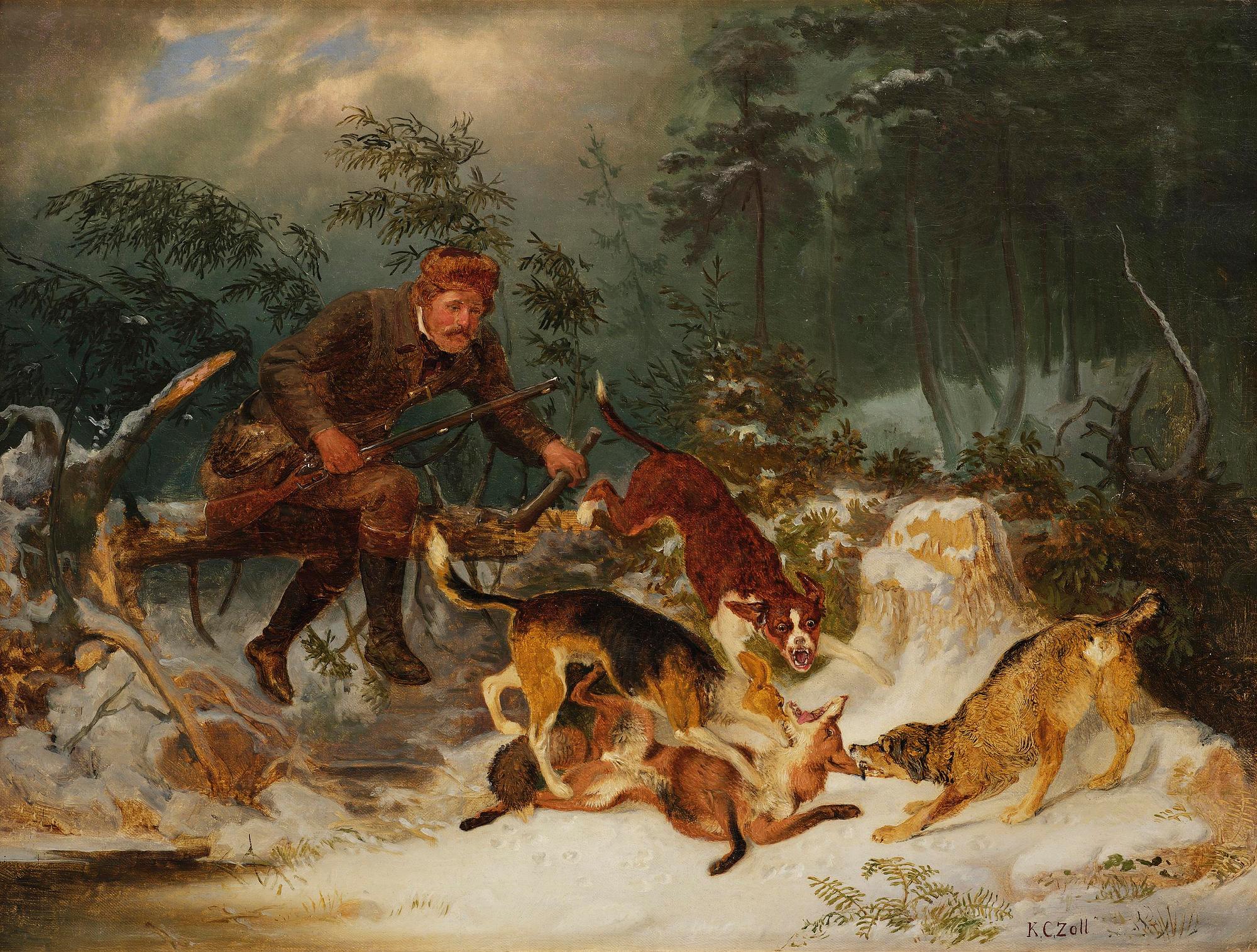 Kilian Zoll, ”Rävjakt”.