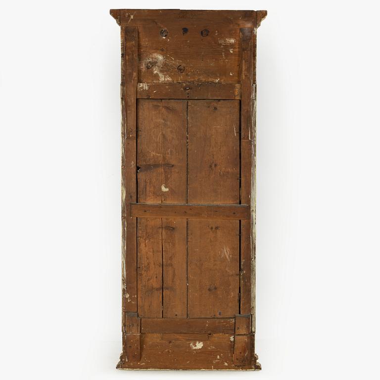 A late Gustavian giltwood mirror attributed to O. Wetterberg (master 1785-1803).