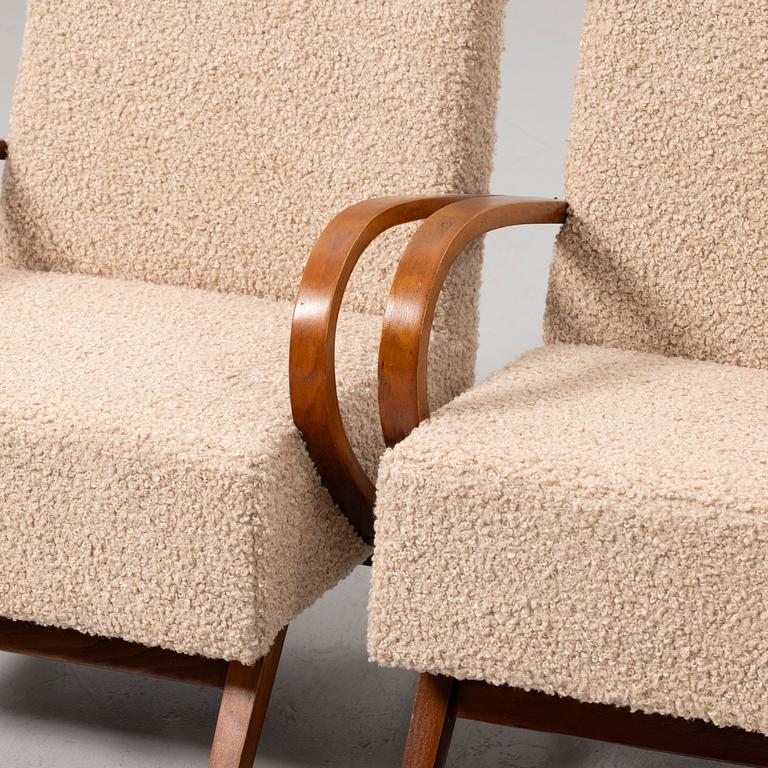 Armchairs, a pair, first half of the 20th century.