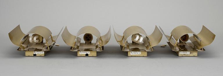 VÄGGLAMPOR, 4 st, 1900-talets andra hälft.