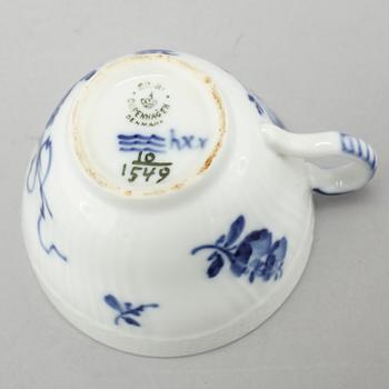 COFFEESERVIS, 26 pieces, porcelain, "Blå Blomst", Royal Copenhagen, Denmark.