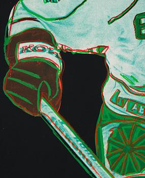 Andy Warhol, "Frölunda Hockey Player".