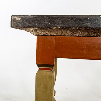 Stenbord Skåne daterat 1854.