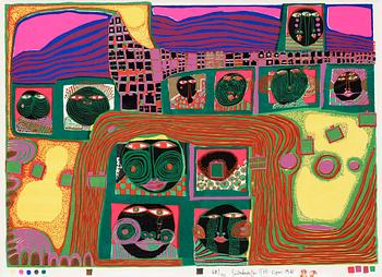 347. Friedensreich Hundertwasser, "Königreich der Toro".