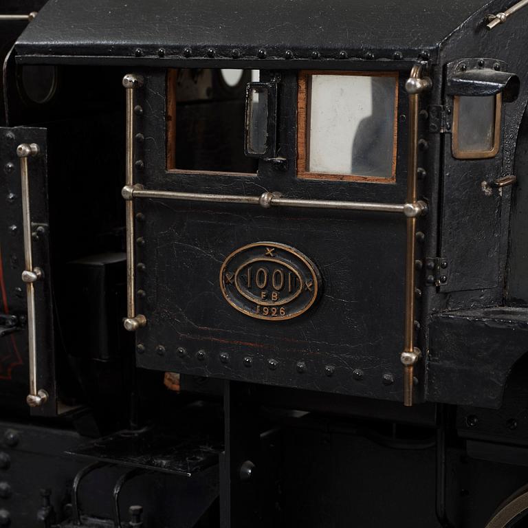 MODELL AV ÅNGLOK, modell A 1001, möjligen utfört av Sture Petterson, Kalmar. Bär datering 1926.