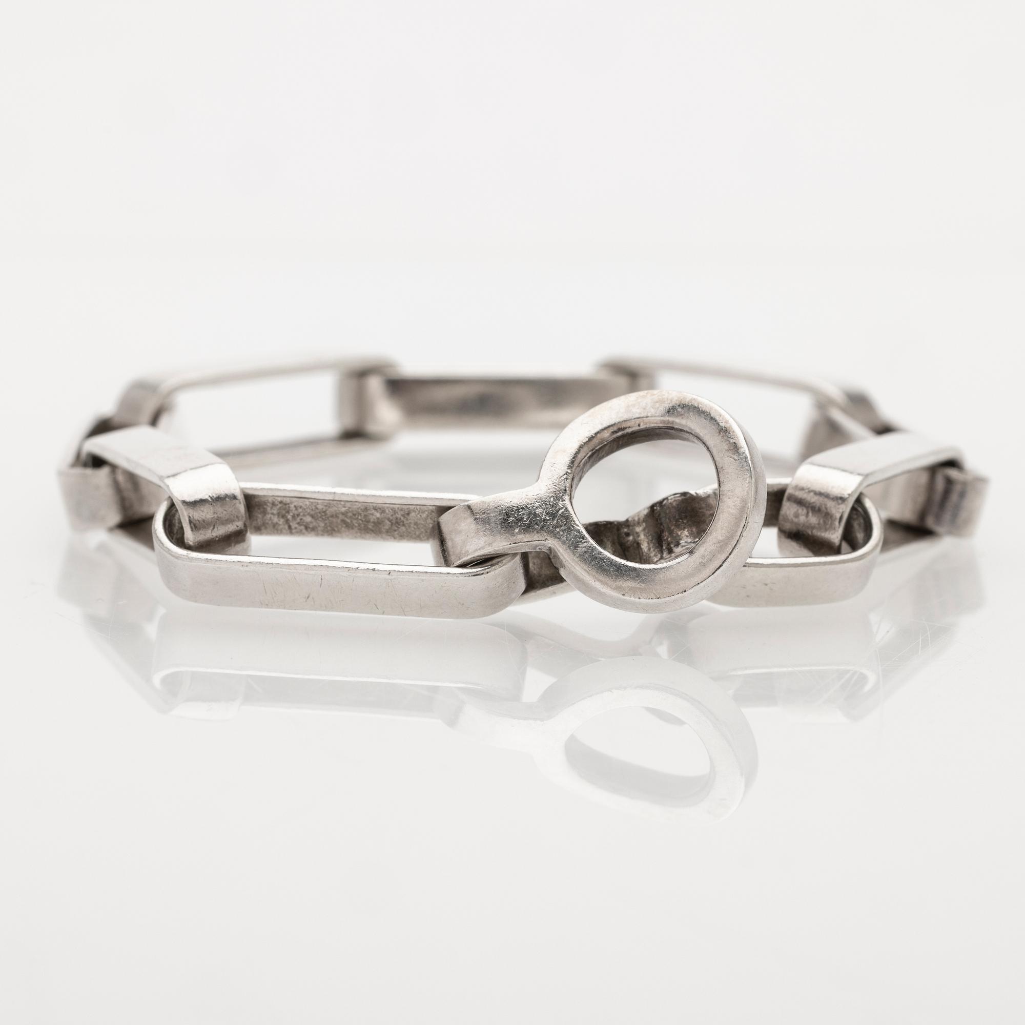 Karl-Ingemar and Cecilia Johansson, Silver Bracelet, Gothenburg 1971.