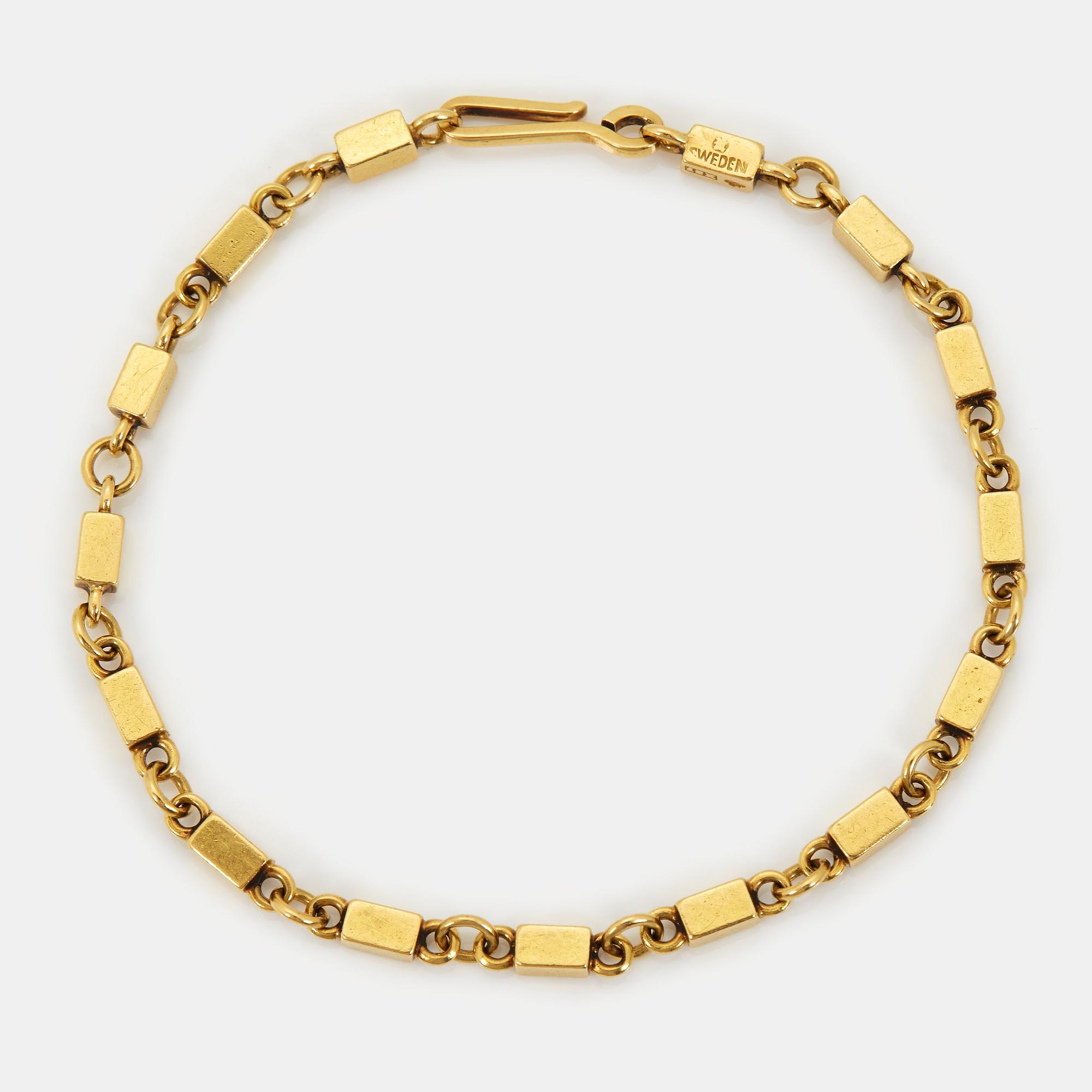 Wiwen Nilsson, armband, Lund 1947, 18 k.