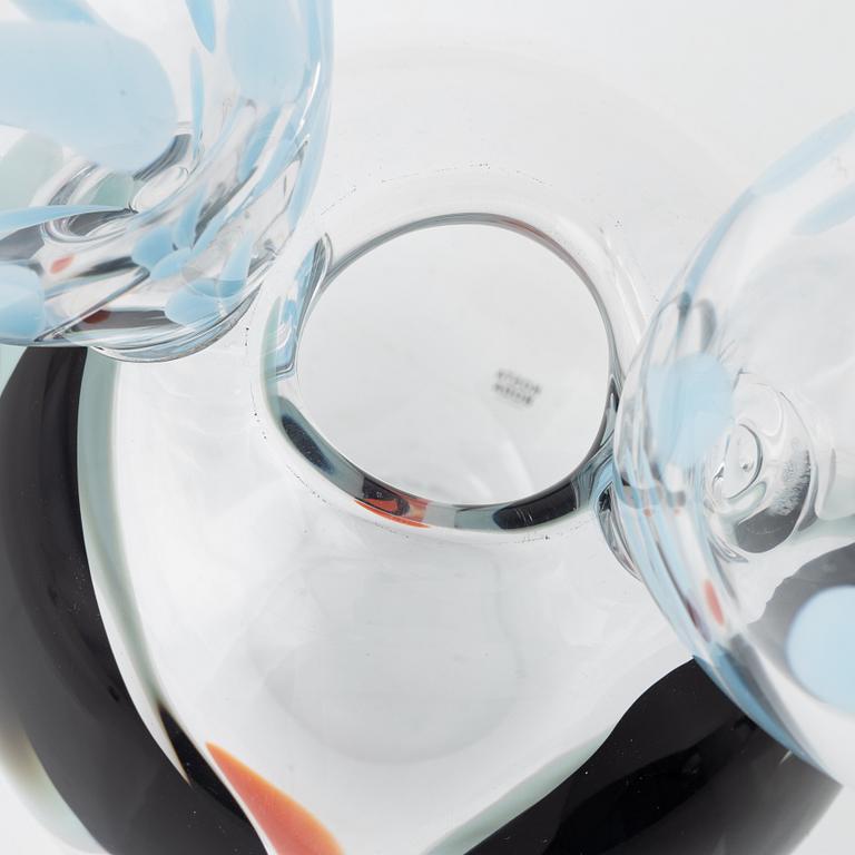 Frida Fjellman, skulptur, glas, Kosta Boda, lim. ed 100.