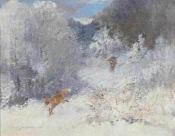 Mosse Stoopendaal, oil on canvas, signed and dated 1944.