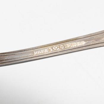 Cutlery set, 21 pieces, silver, “Olga”, including Eskilstuna Matsilver AB, 1994.