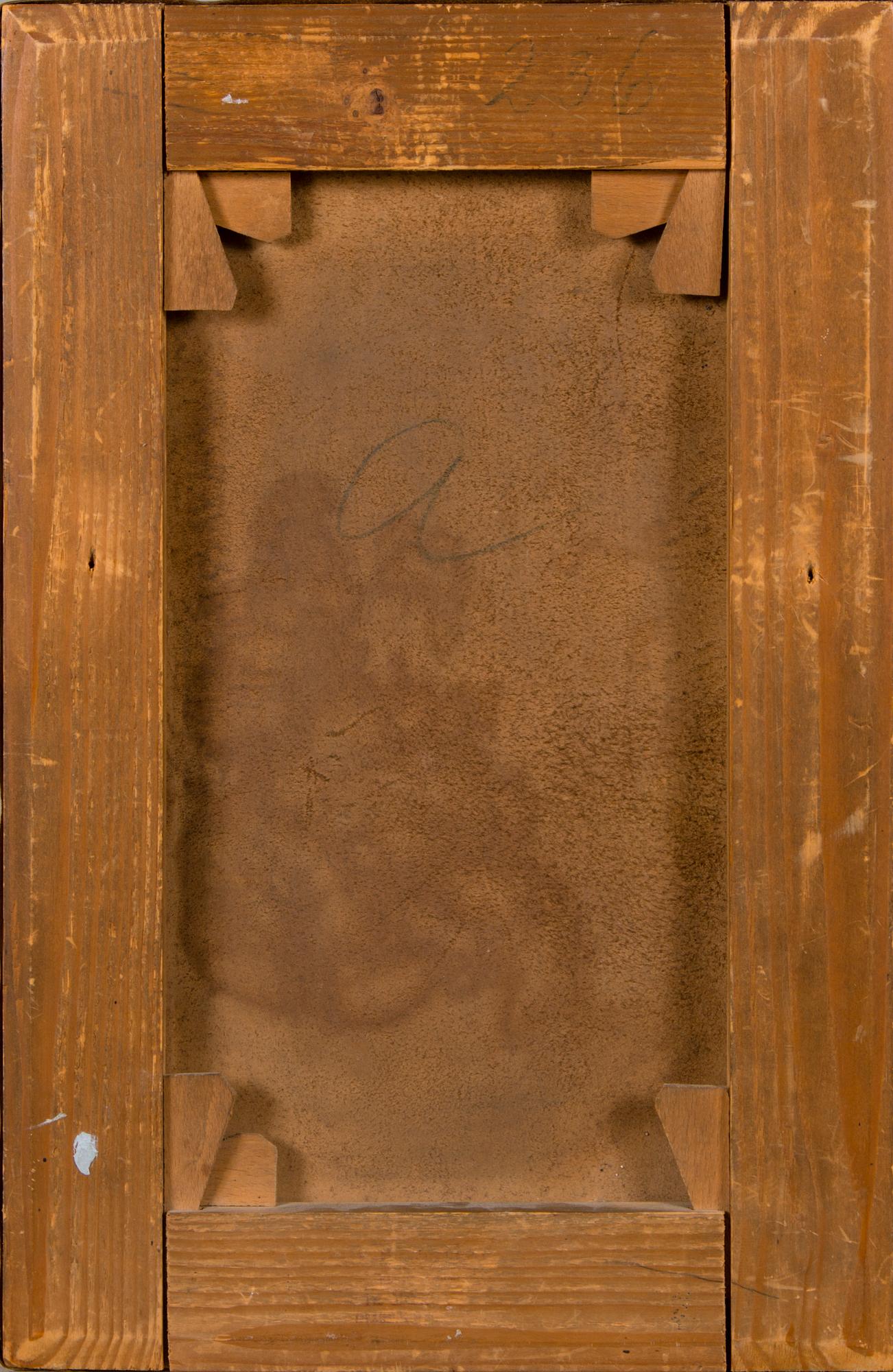 UNKNOWN ARTIS, ca 1900, oil on pergament.
