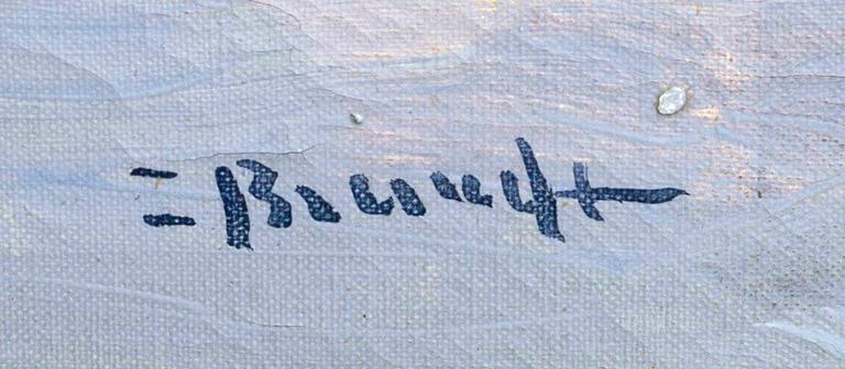 CARL BRANDT, oil on canvas signed.