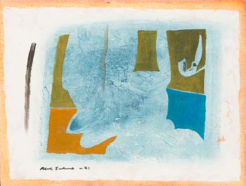 Max Salmi, "Nainen ja lintu" (Kvinnan och fågeln).