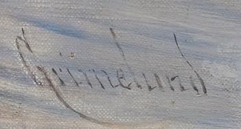 GRIMELUND, JOHANNES MARTIN, olja på duk. Sign.