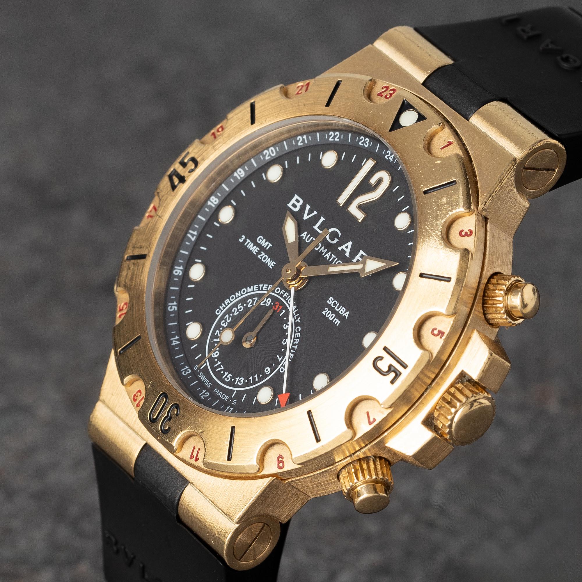 Bulgari, Diagono Scuba, GMT, ca 2004.
