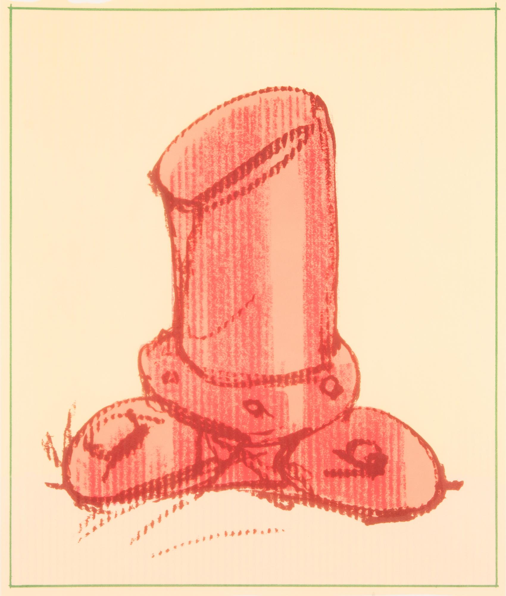 Claes Oldenburg, lithograph, signed and dated -73, marked P.P. II.