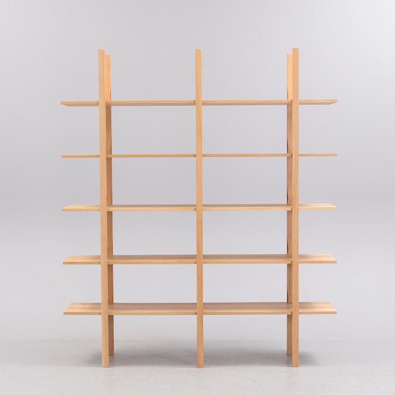 A massive oak shelf "The Wooden hylla no 2" by Wrong London, HAY.