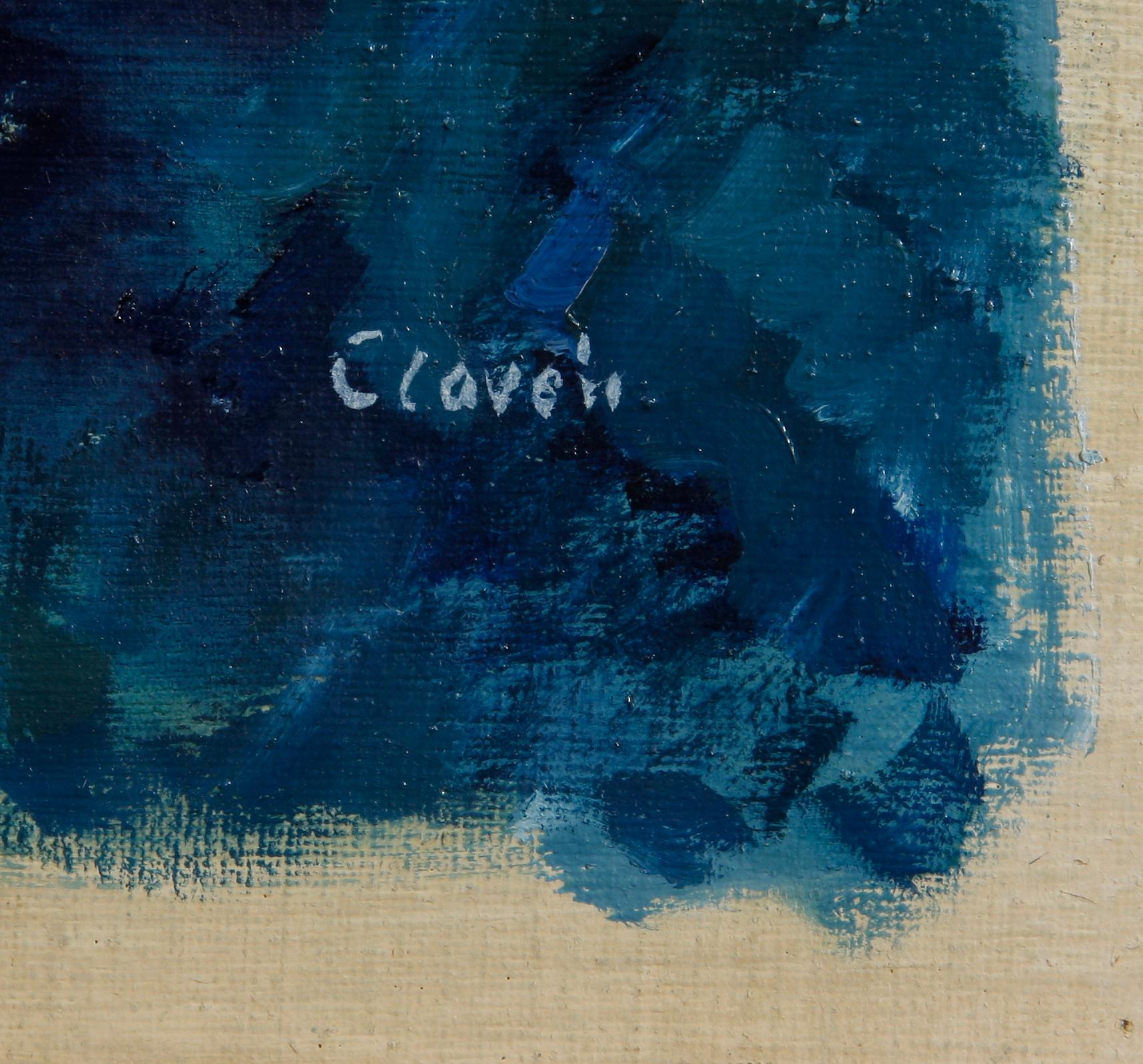 CLOVÉN, GUNNAR. Olja på duk, 2 st.  (1908 - 1995).