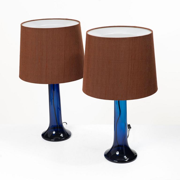 Uno & Östen Kristiansson, Table lamps, a pair, Luxus, Vittsjö, 1960s/70s.