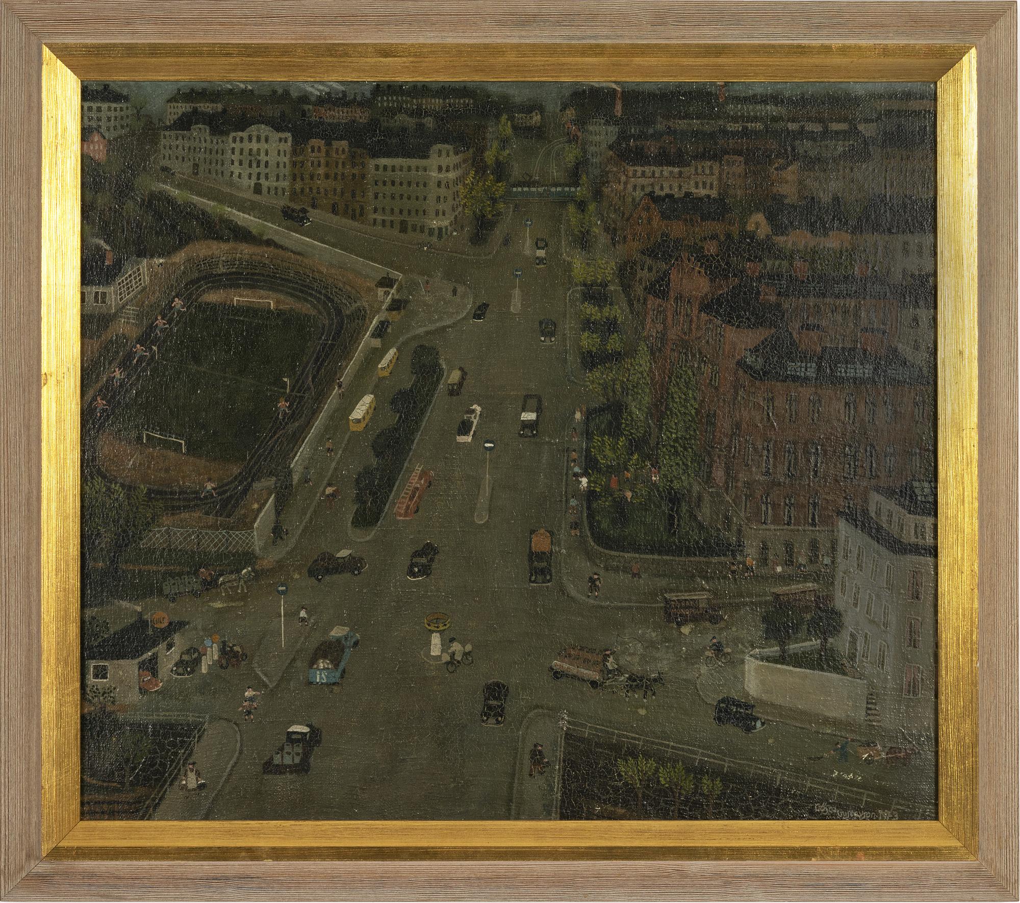 Gösta Gustavson, oil on canvas, signed and dated 1973.