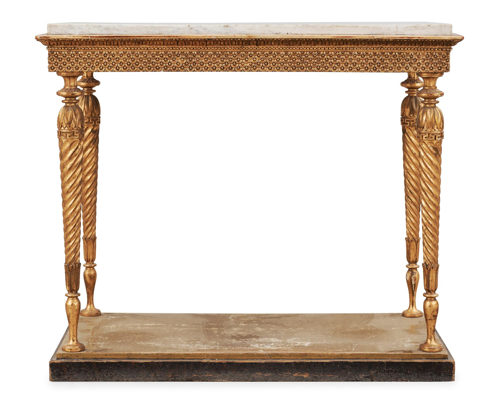 KONSOLBORD. Sengustavianskt, omkring år 1800.