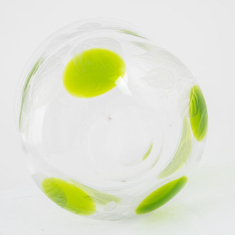 Olle Alberius, skål, Orrefors Gallery, 1987.