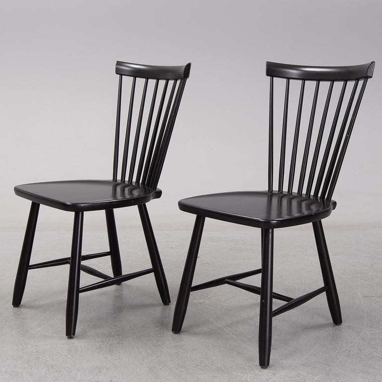 CARL MALMSTEN, six 'Lilla Åland' chairs, Stolab 2014.