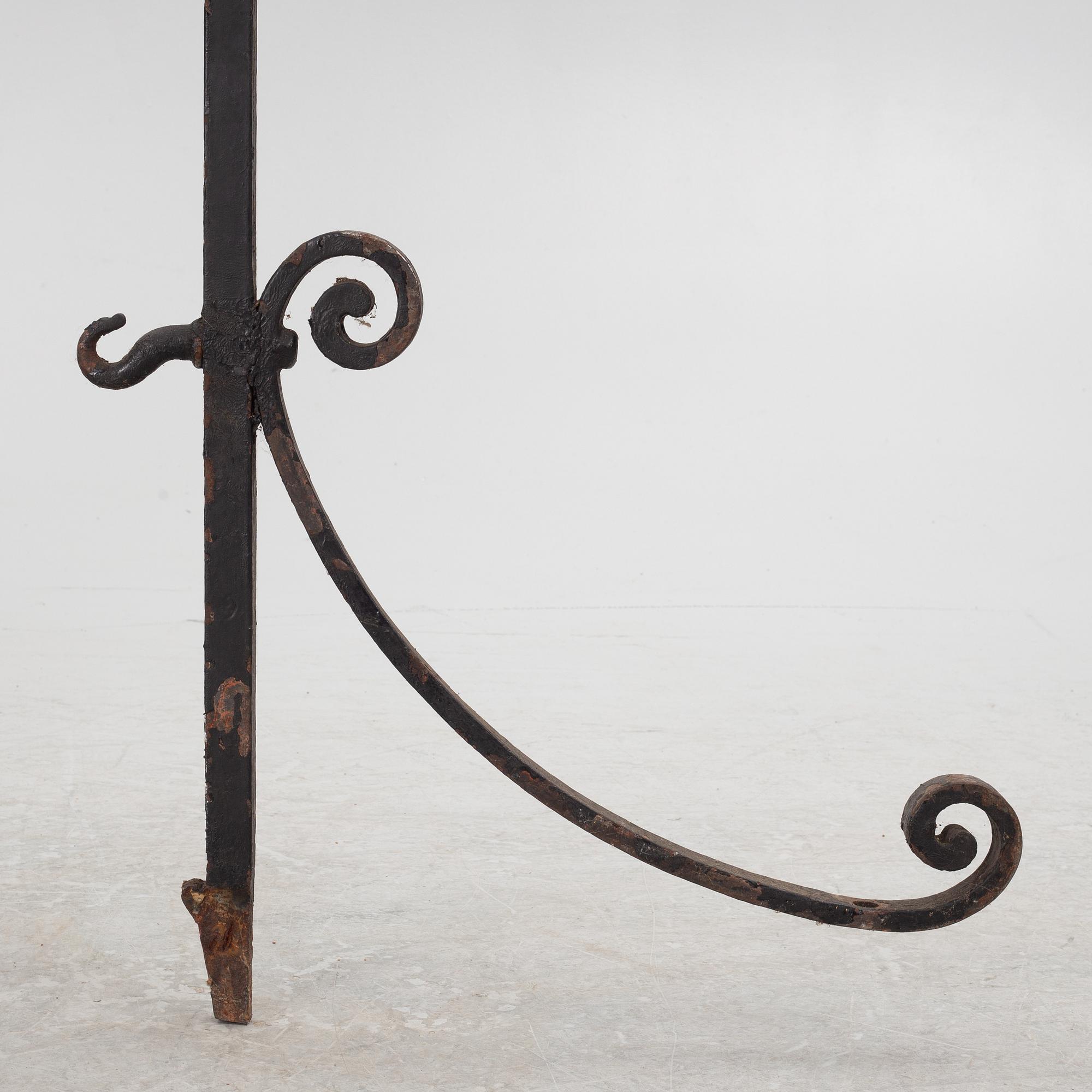 Wall holder for shop sign, 19th century.