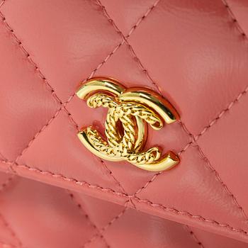 Chanel, Bag, "Flap card holder/wallet on chain".