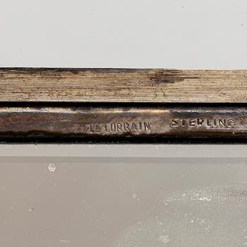 Powder box, silver, Italy.