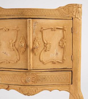 A Swedish rococo cabinet, second part of the 18th century.