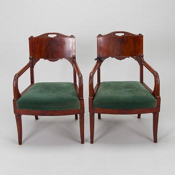 Nojatuolipari, 1800-luvun puoliväli.