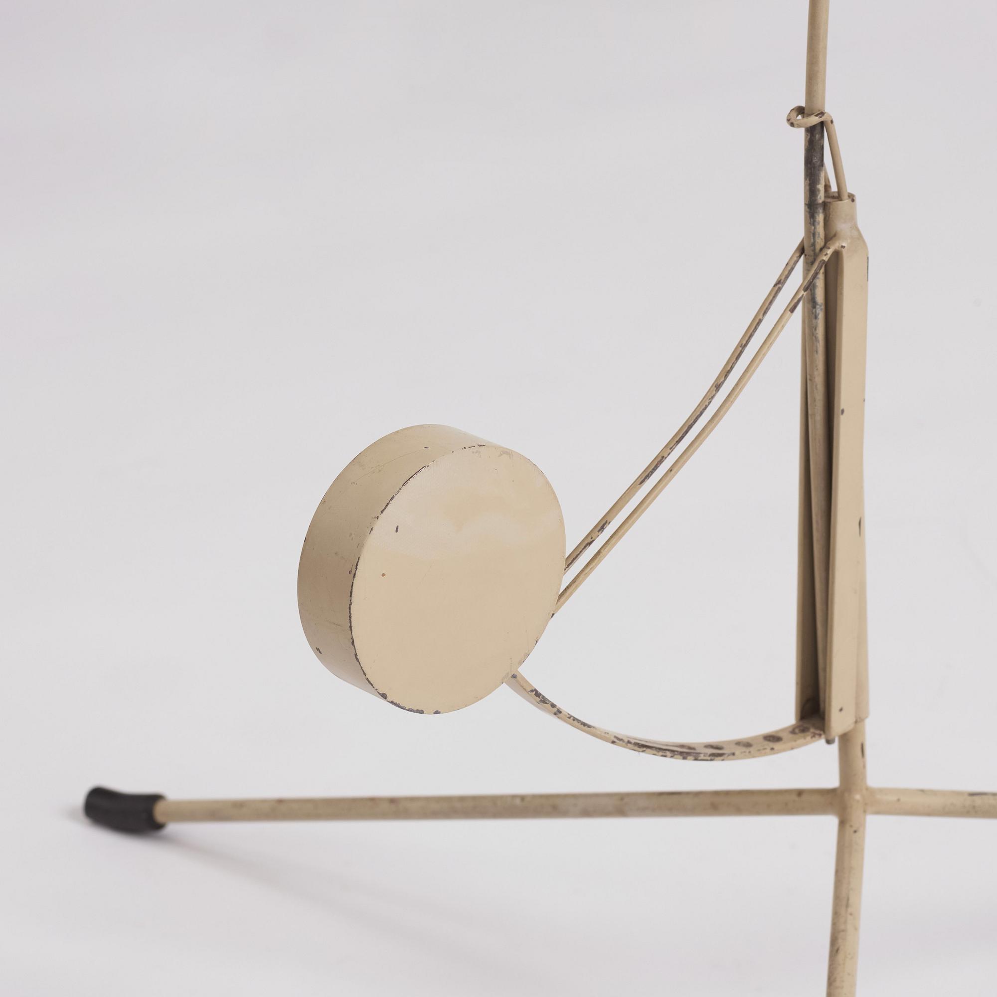 Bernard Schottlander, golvlampa 'Mantis', utförd på licens av Bergboms, Malmö 1950-tal.