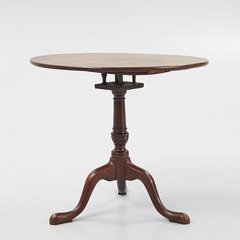 A mahogany fording table, 19th Century.