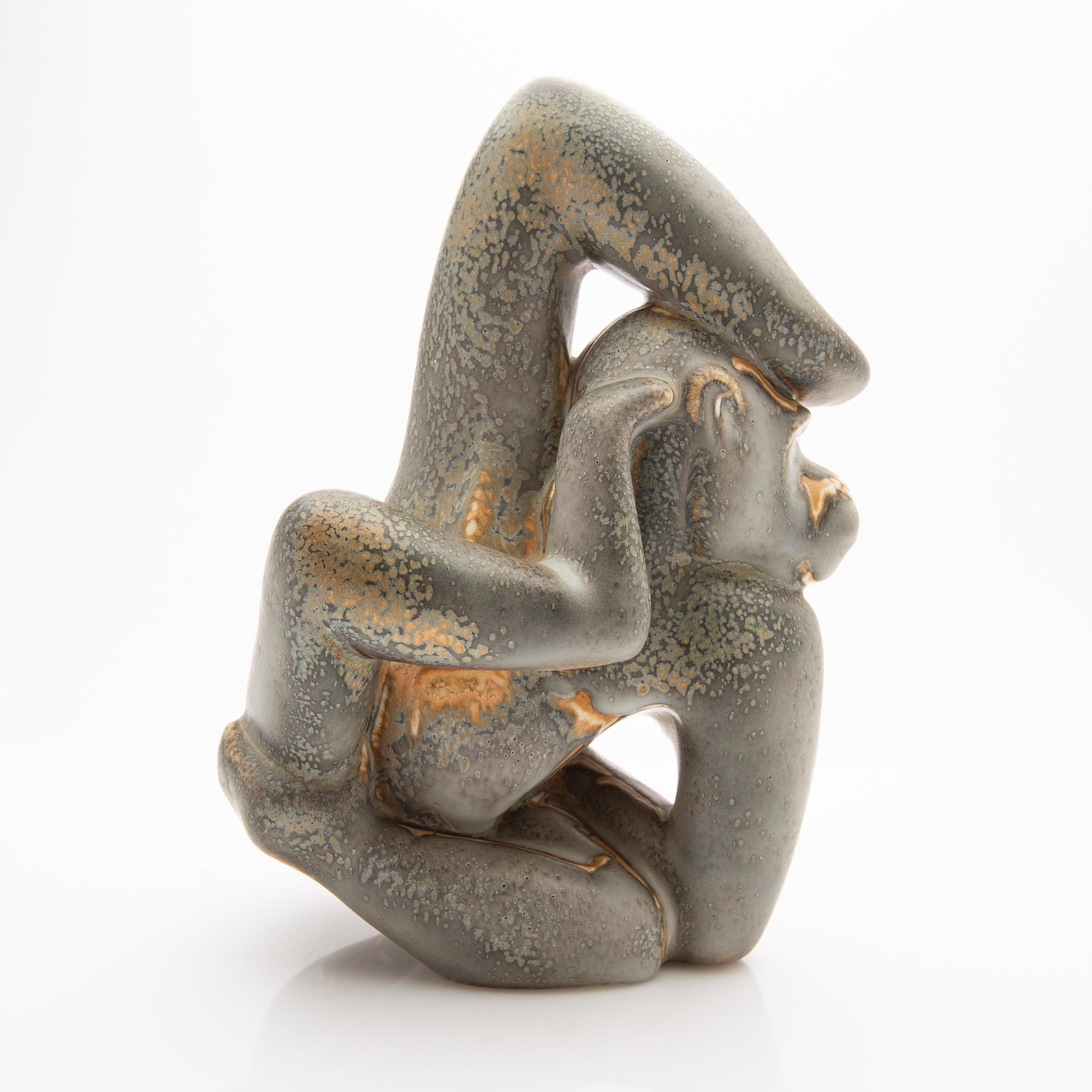 Gunnar Nylund, Sculpture, stoneware, Rörstrand.