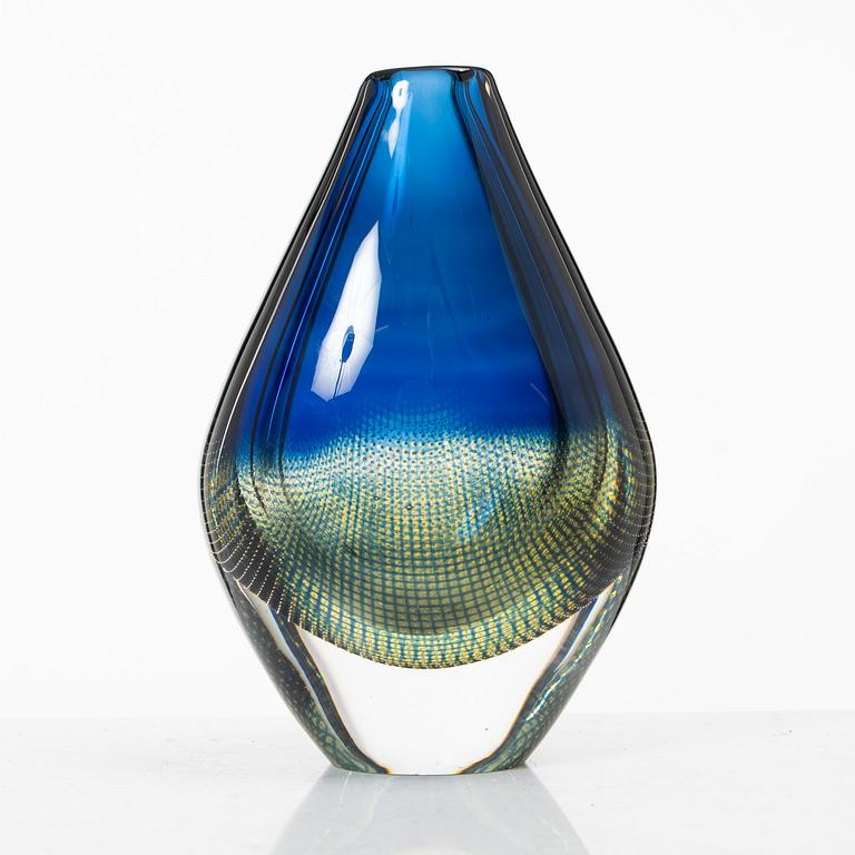 Sven Palmqvist, a 'Kraka' glass vase, Orrefors.