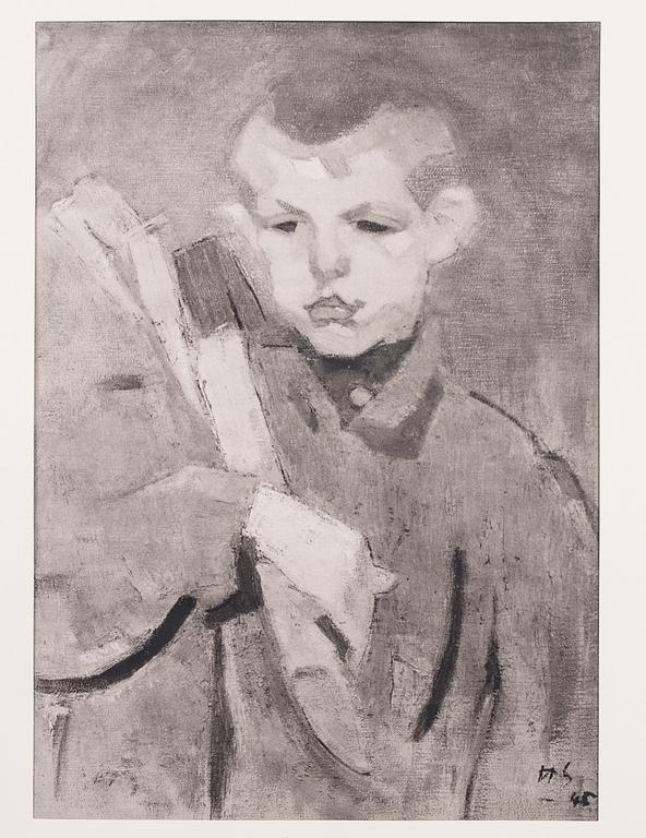 HELENE SCHJERFBECK, mapp med reproduktioner, 48 st.