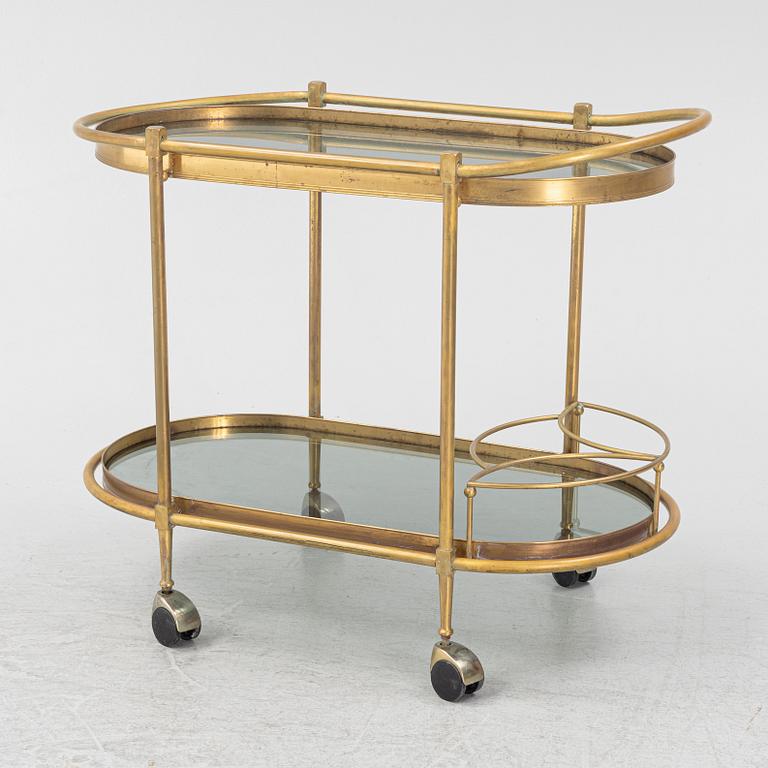 A serving trolley, second half of the 20th Century.