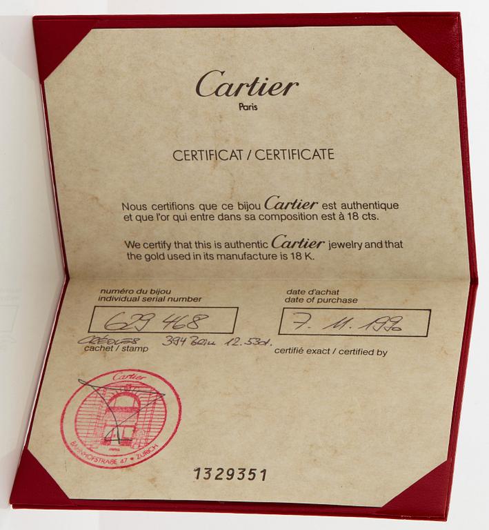 Cartier ett par örhängen.