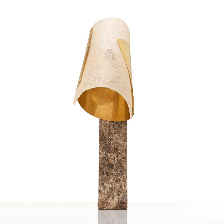 Erik Bratsberg, a "Lorian" table lamp, ed. 1/10, executed in his workshop, Stockholm, 2021.
