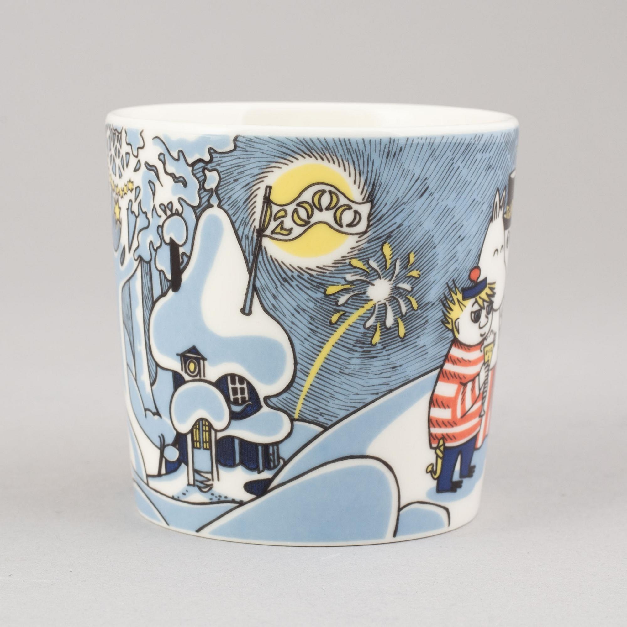 Moomin mug, porcelain, 'Millenium', Finland, 1999-2000.