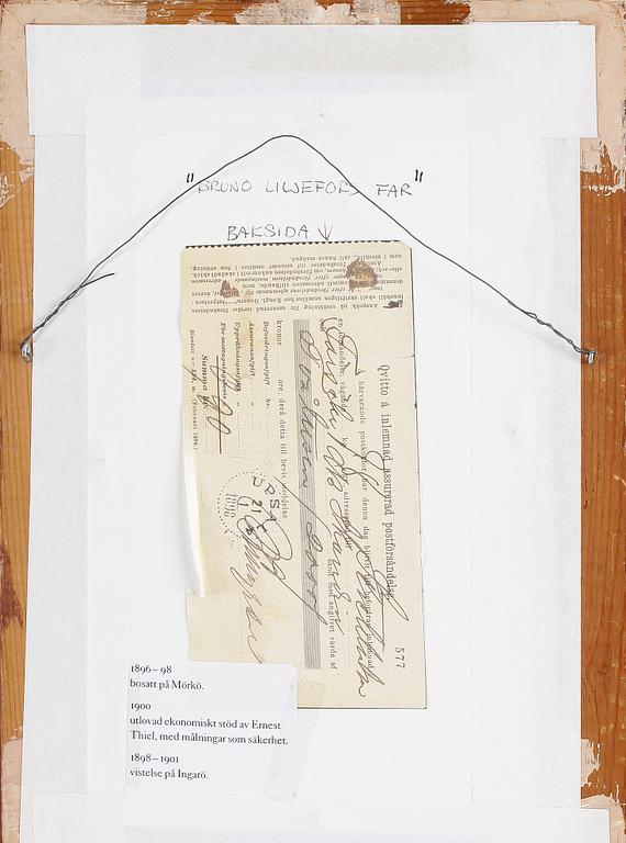 BRUNO LILJEFORS, blyertsteckningar 3 st, sign.