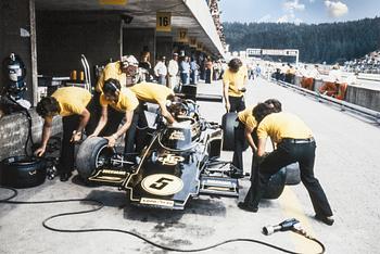 Kenneth Olausson, "Ronnie Peterson in Lotus 72 – Zeltweg 1975".