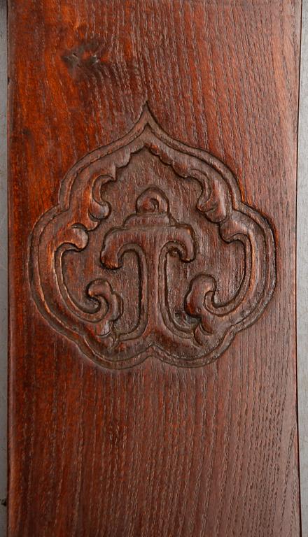 BARNSTOLAR, 1 par, Kina, 1900-talets första hälft.