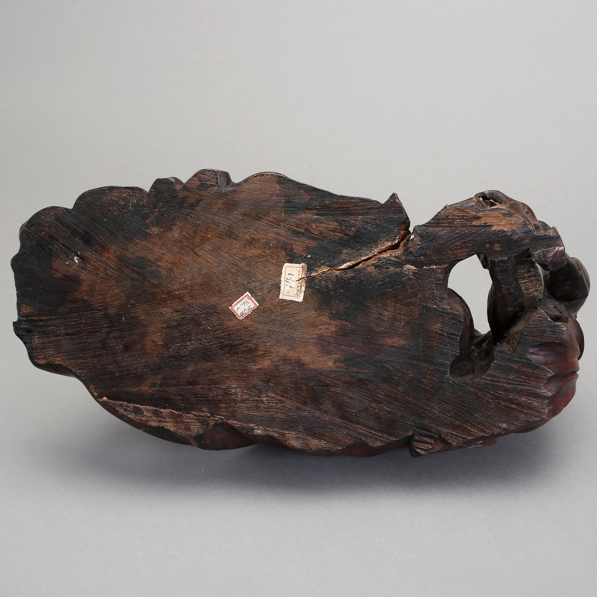 SKULPTUR, trä, orientalisk, 1900-talets första hälft.