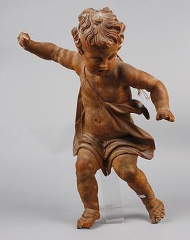 SKULPTUR, trä, barockstil, 1800-tal.