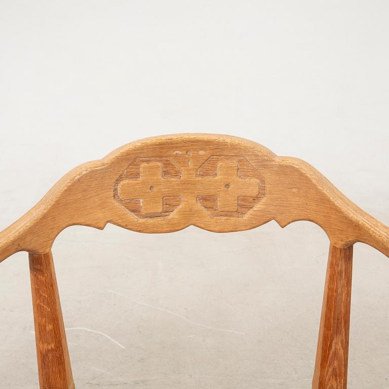 Henning Kjærnulf chairs/armchairs 4 pcs EG møbler Denmark 1960s/70s.